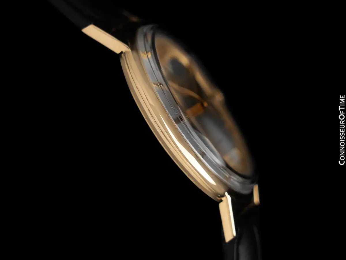 1950's Rolex Precision Vintage Mens Classic Ref. 9971 Dress Watch - 18K Gold with Service Papers