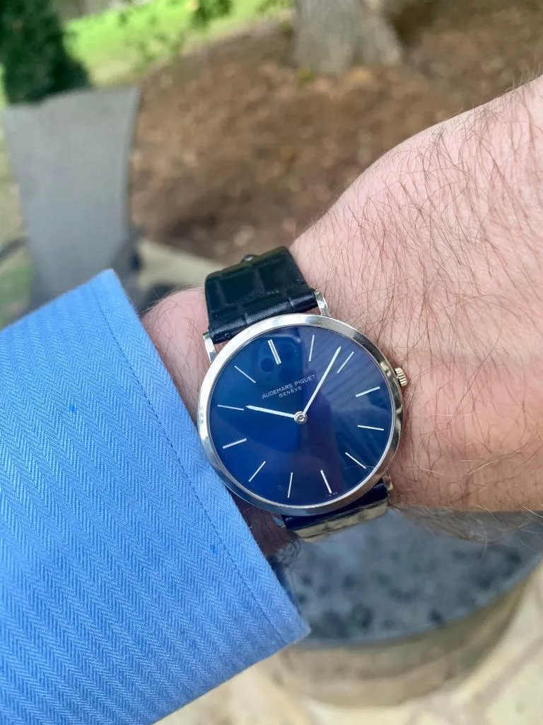1971 Audemars Piguet Vintage Mens Thin Dress Watch - 18K White Gold