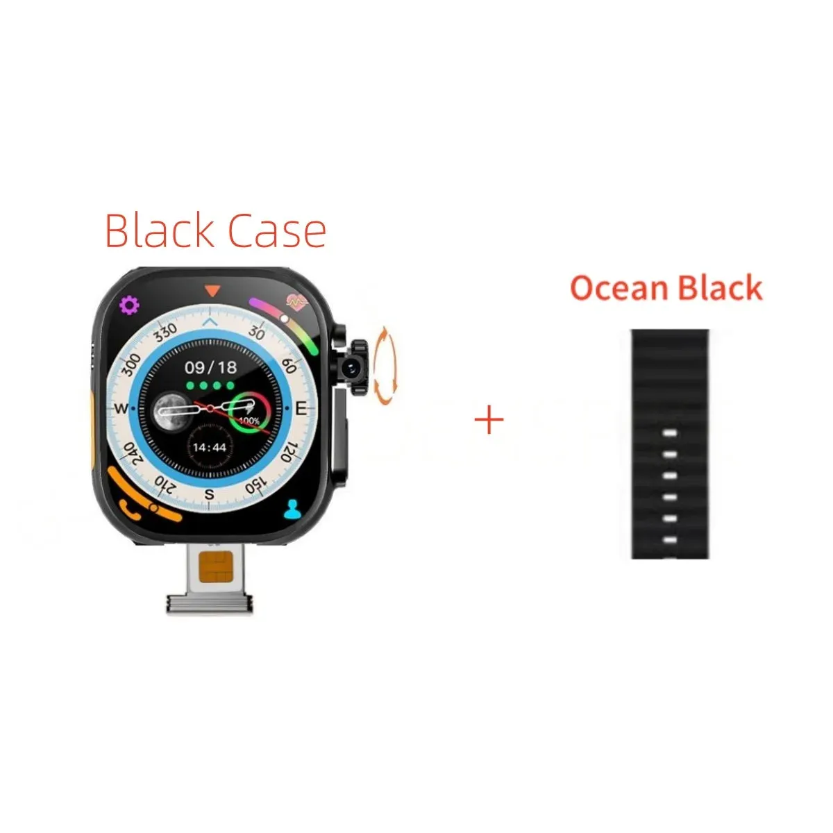 2024 New DW99 S9 Ultra Smart Watch 49mm 4G/5G LTE Android System 180 800W Camera WIFI GPS Smartwatch Men NFC Google Play Store