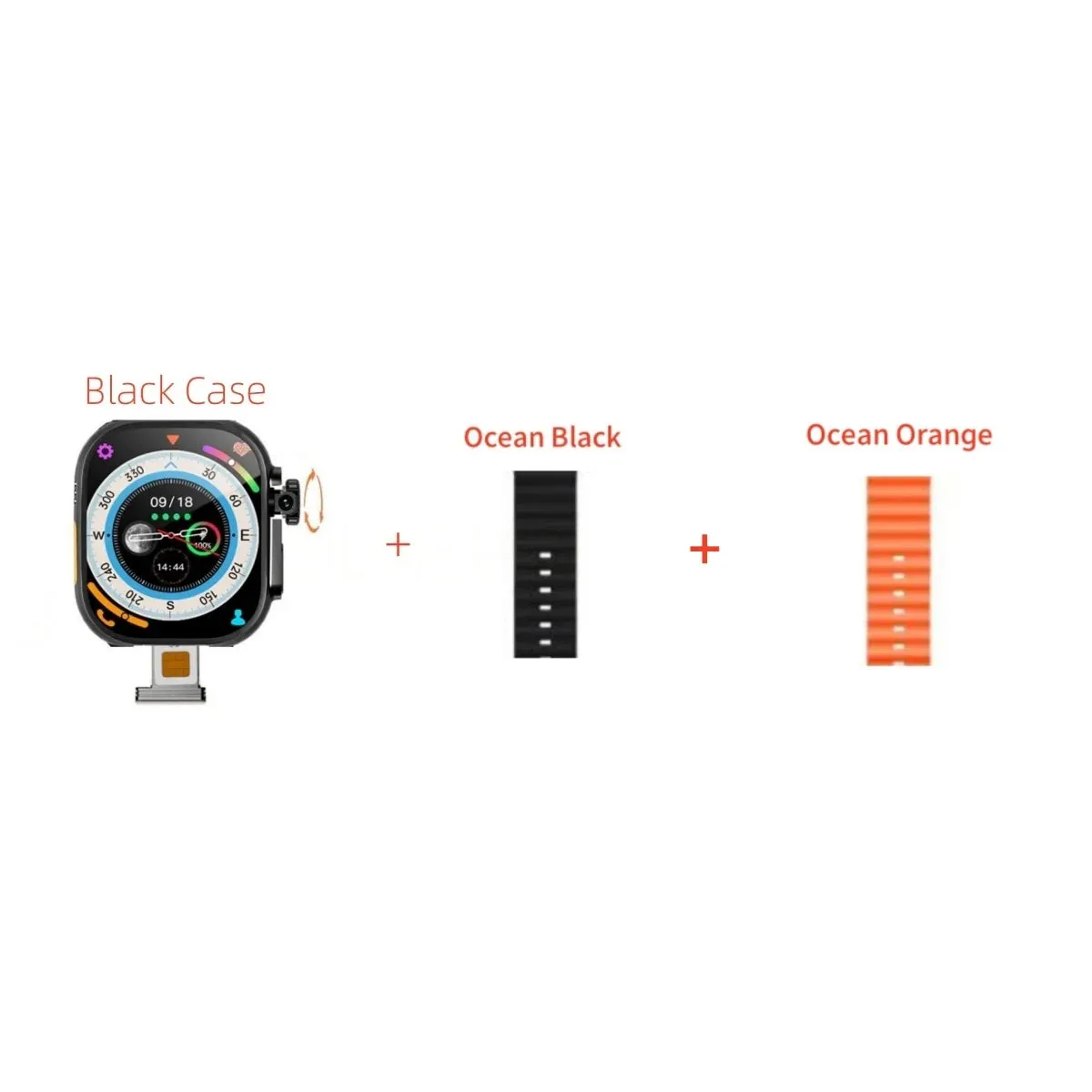 2024 New DW99 S9 Ultra Smart Watch 49mm 4G/5G LTE Android System 180 800W Camera WIFI GPS Smartwatch Men NFC Google Play Store