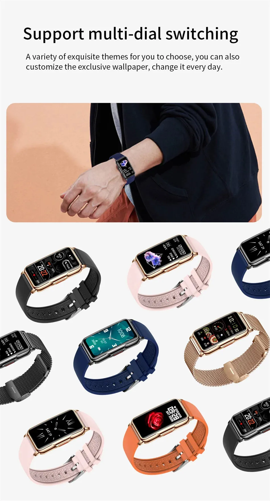 2024 New Sports Smart Watch Men Women 1.47-inch Full Touch.