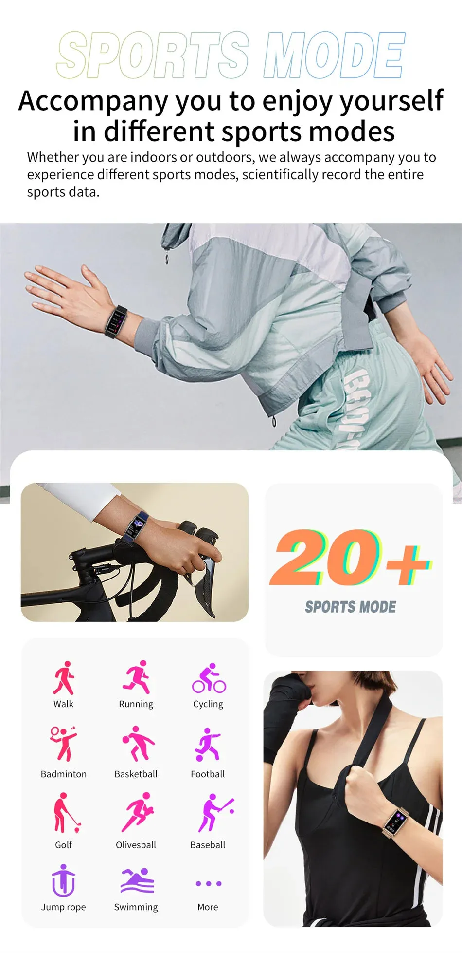 2024 New Sports Smart Watch Men Women 1.47-inch Full Touch.