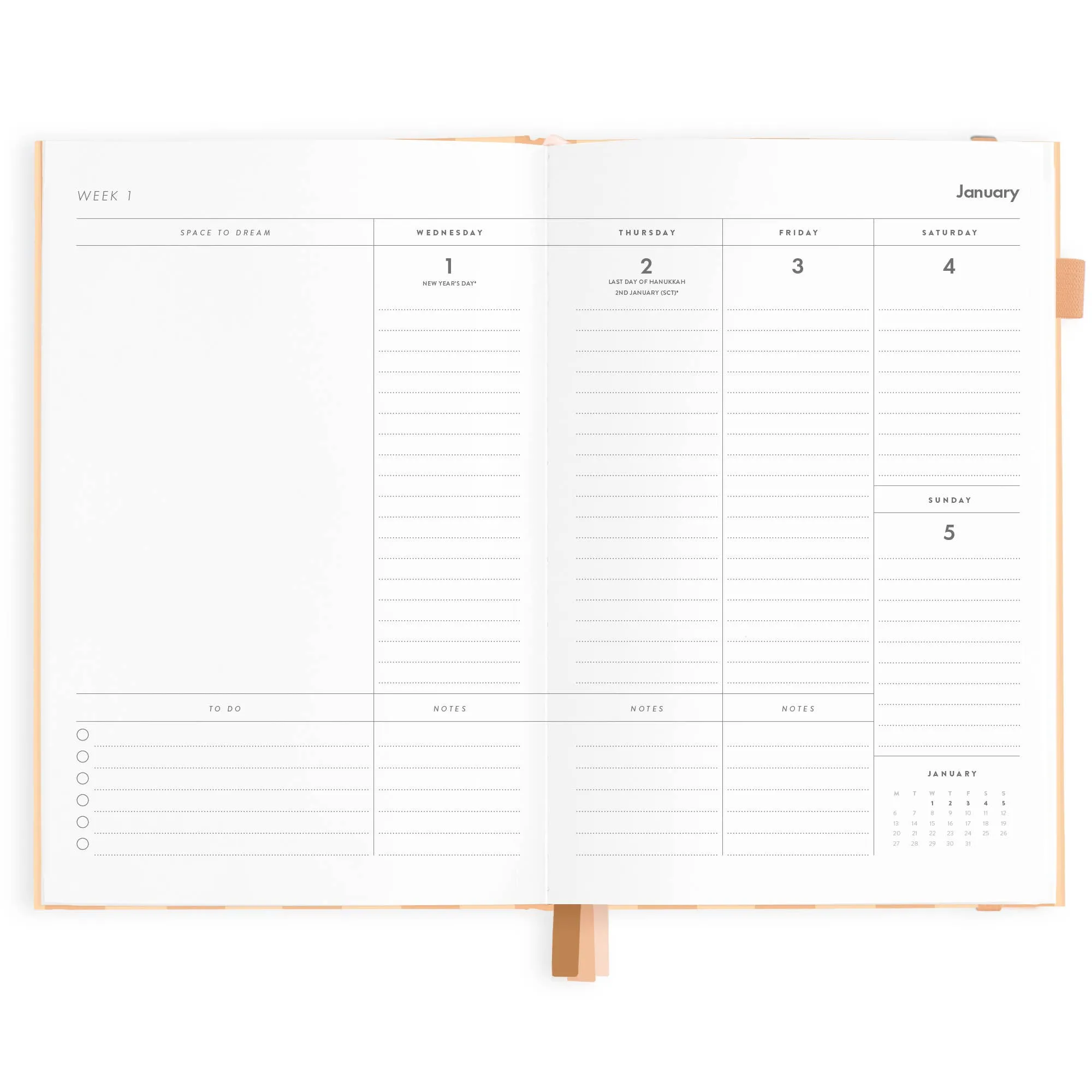 2025 Vertical Planner - Corsica Stripe
