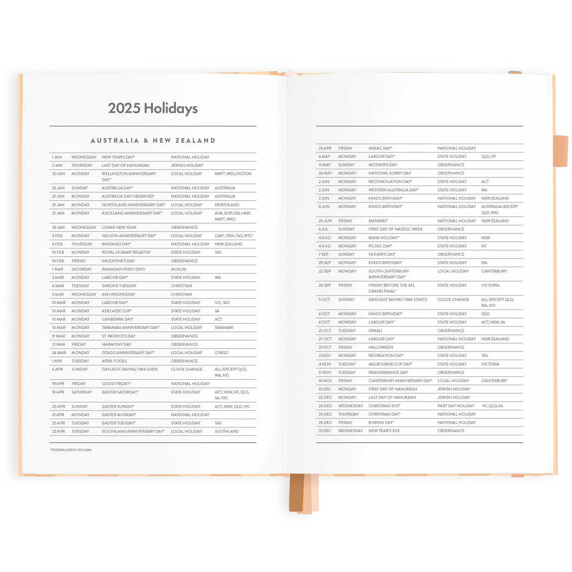 2025 Vertical Planner - Corsica Stripe