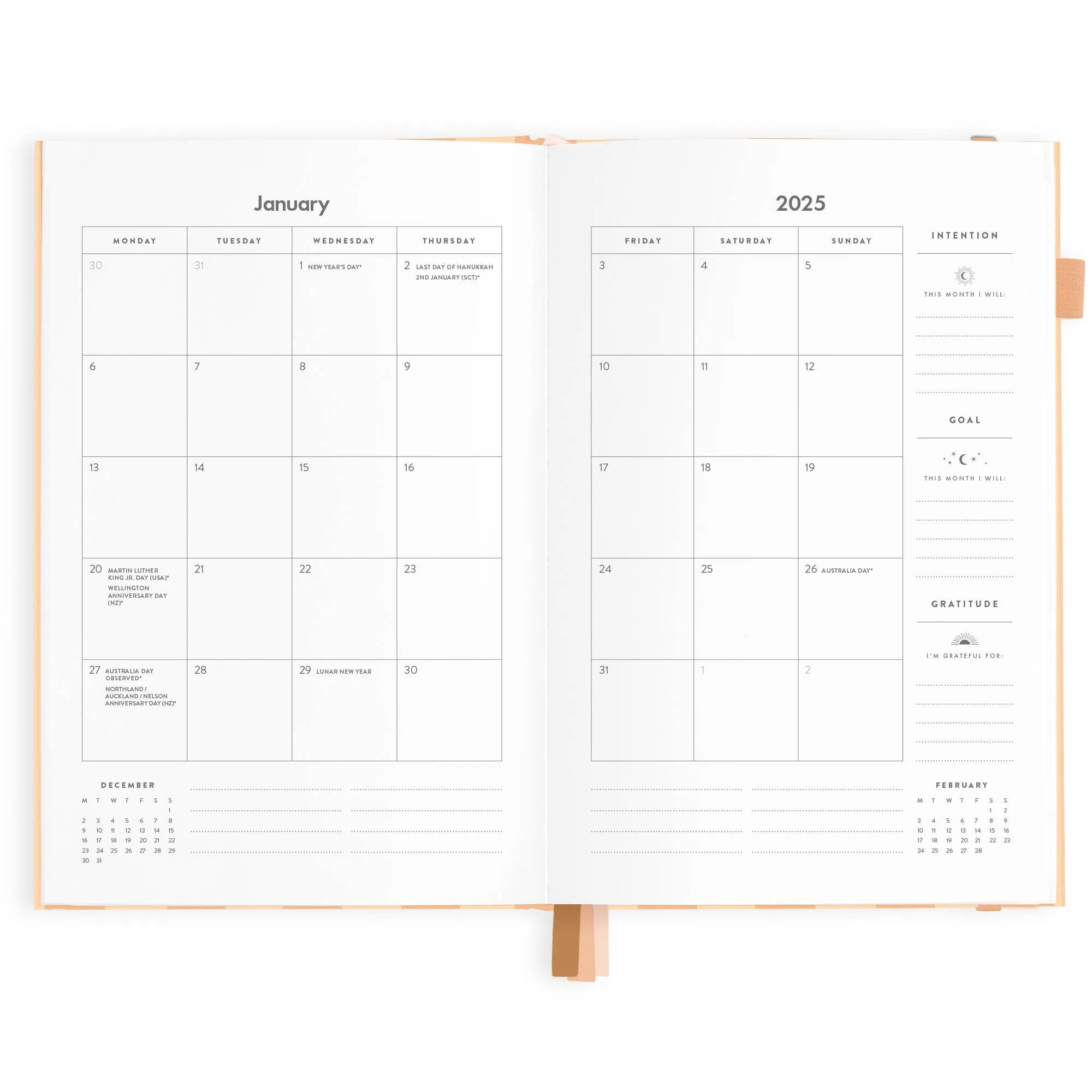 2025 Vertical Planner - Corsica Stripe