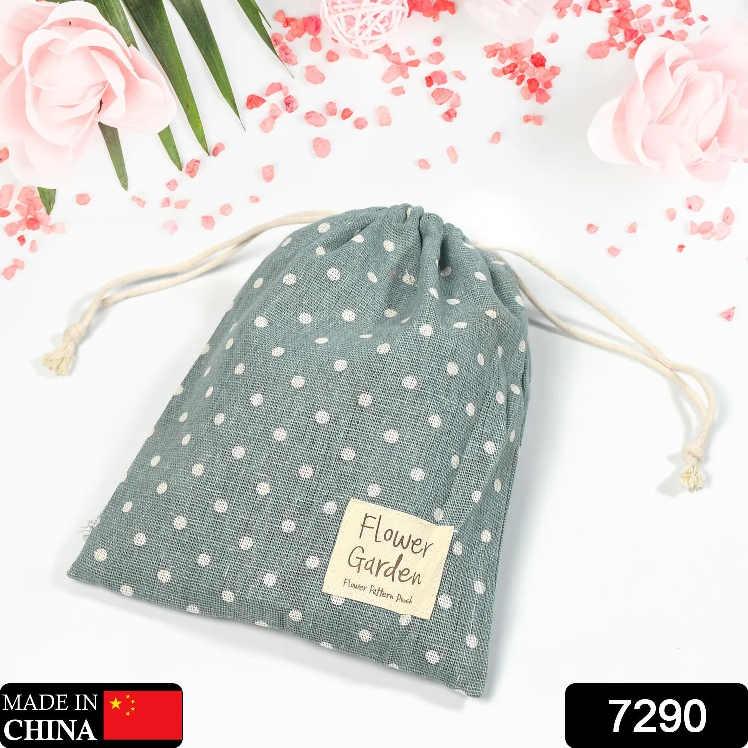 7290 Flower Dori Bag Pouch Gift Bag For Festivals &  Functions Gift Use Dori Bag