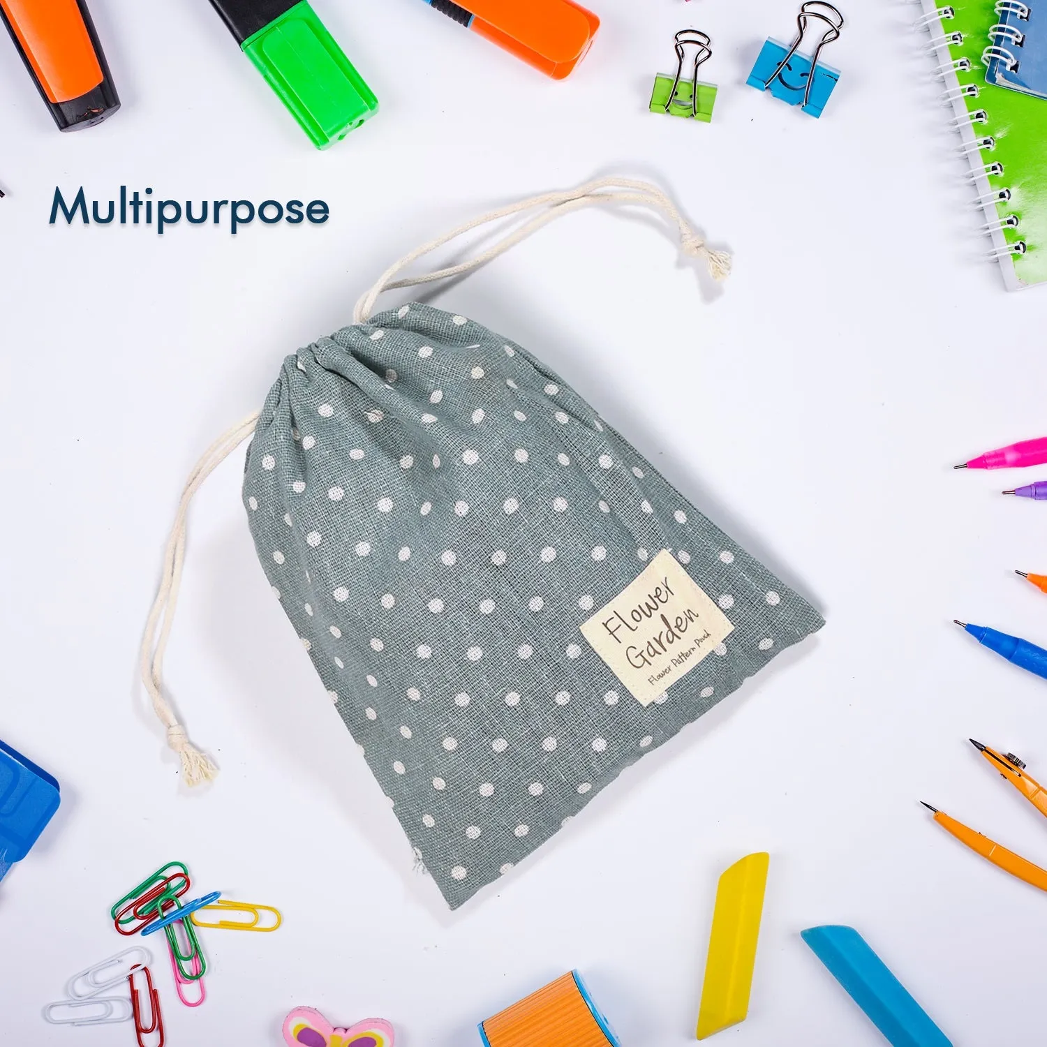 7290 Flower Dori Bag Pouch Gift Bag For Festivals &  Functions Gift Use Dori Bag