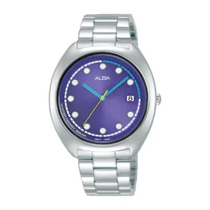 Active Lady L. Purple Dial Silver Mesh 36Mm - Ag8K49X1