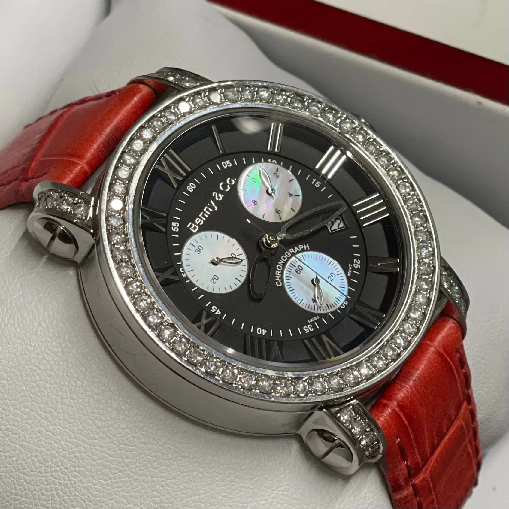 Benny & Co. Stainless Steel Brand New Watch w/ 72 Diamonds! - $30K APR w/ COA!!!