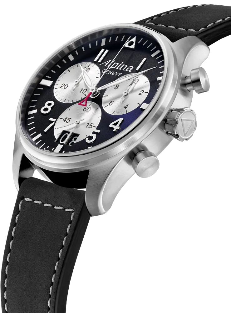 Black Startimer Pilot Watch