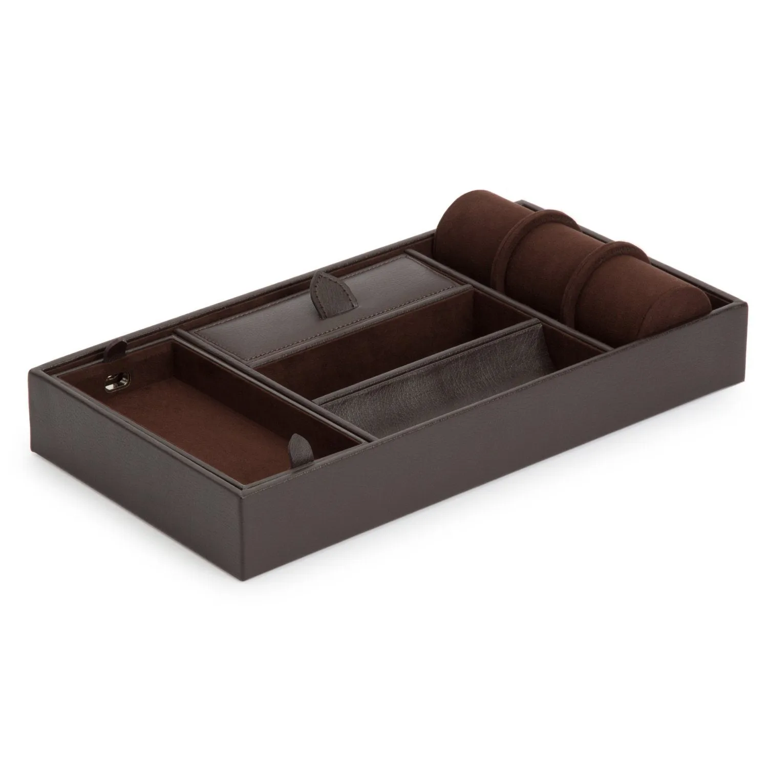 Blake Valet Tray With Cuff, Brown