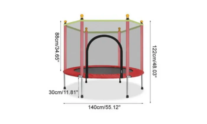 BounceWave Trampoline 4.5ft-Jeronimo