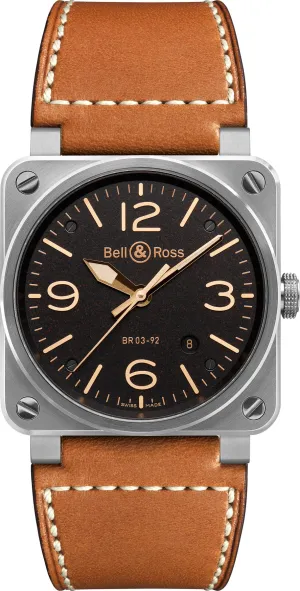 BR Watch BR 3 92 Golden Heritage