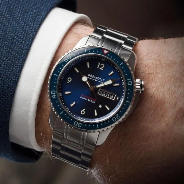 Bremont Watch Supermarine S500 Blue Bracelet