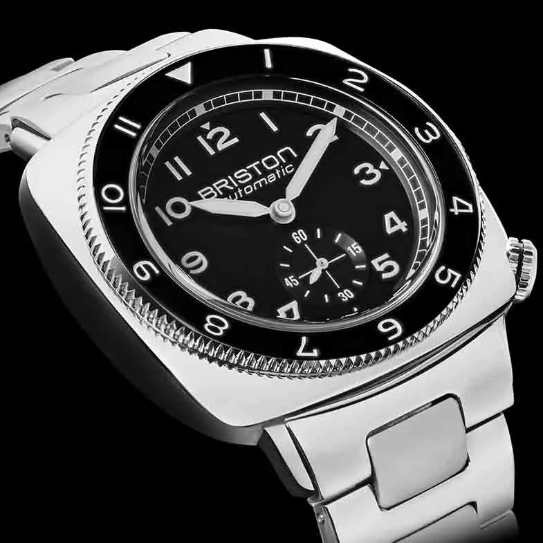 Briston Clubmaster Legend Automatic Small Second Black SS