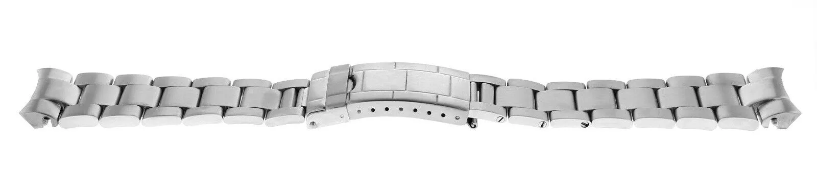 BRUSHED STAINLESS STEEL OYSTER WATCH BAND STRAP FOR ROLEX CURVED END SEL 20MM FL