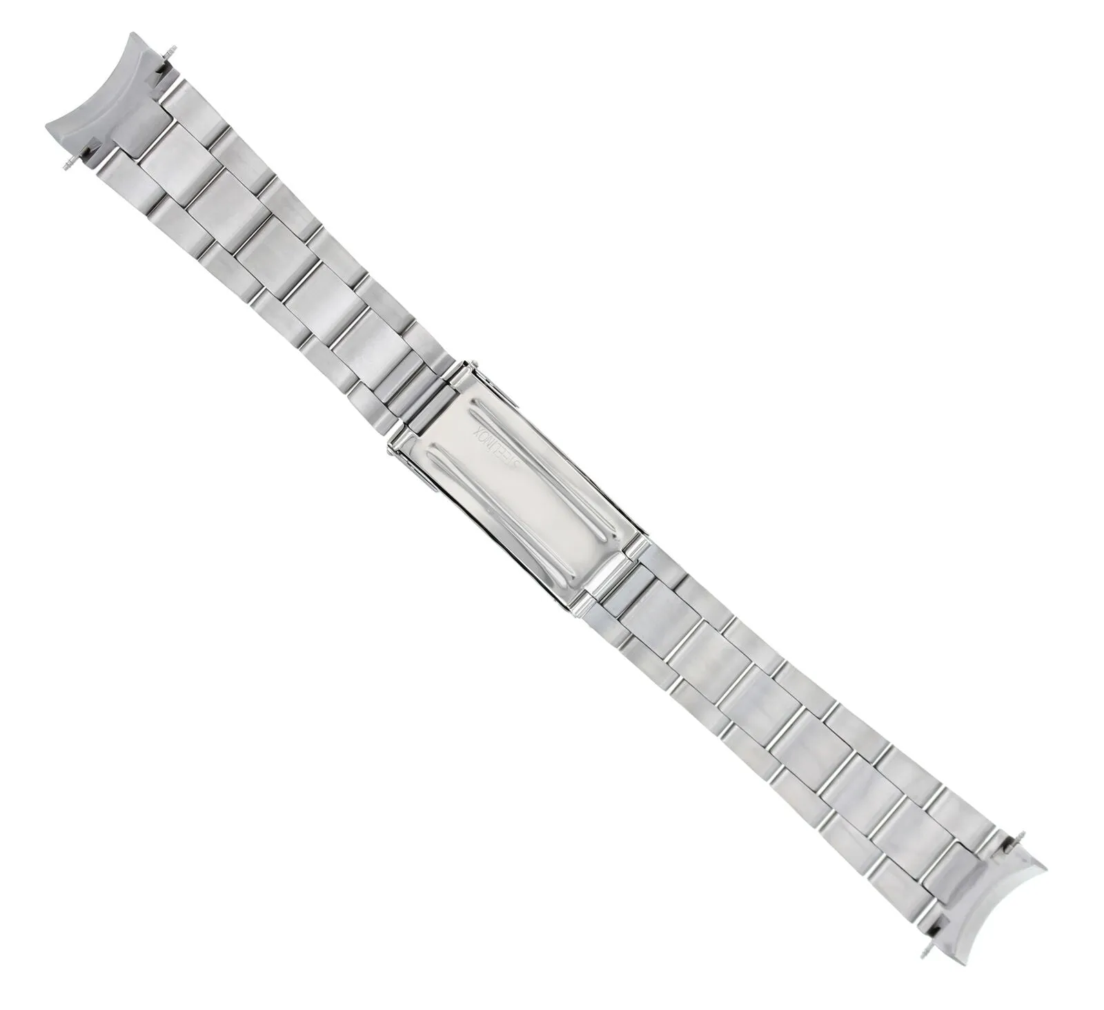 BRUSHED STAINLESS STEEL OYSTER WATCH BAND STRAP FOR ROLEX CURVED END SEL 20MM FL