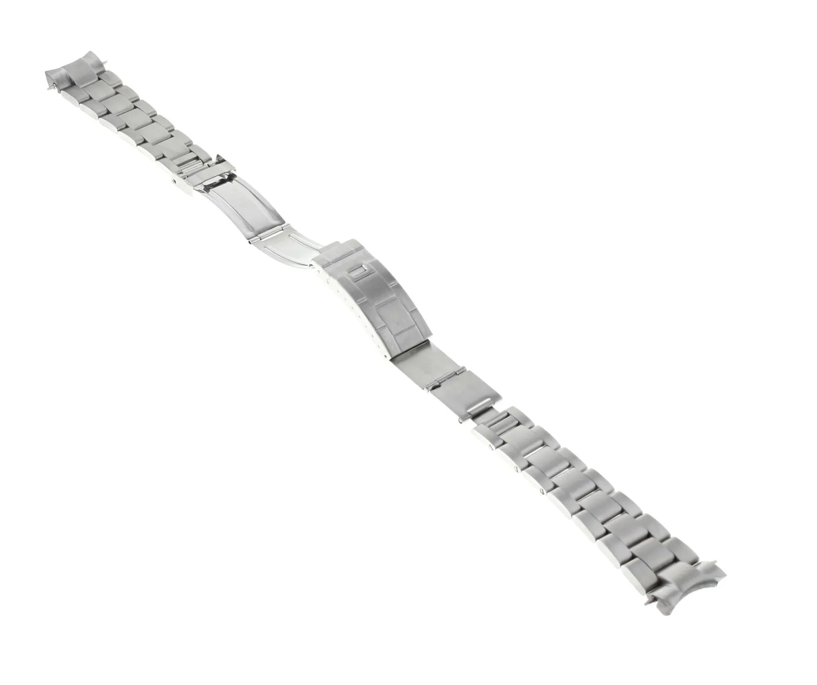 BRUSHED STAINLESS STEEL OYSTER WATCH BAND STRAP FOR ROLEX CURVED END SEL 20MM FL