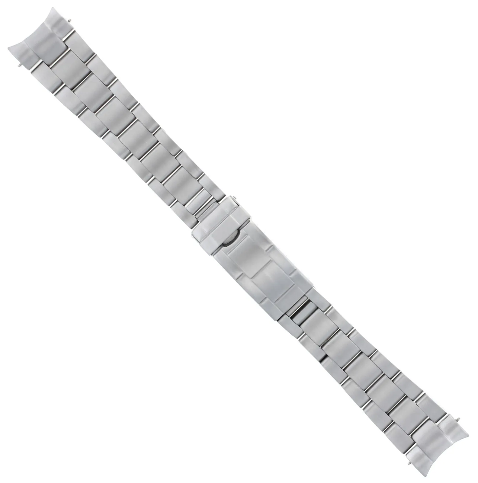 BRUSHED STAINLESS STEEL OYSTER WATCH BAND STRAP FOR ROLEX CURVED END SEL 20MM FL