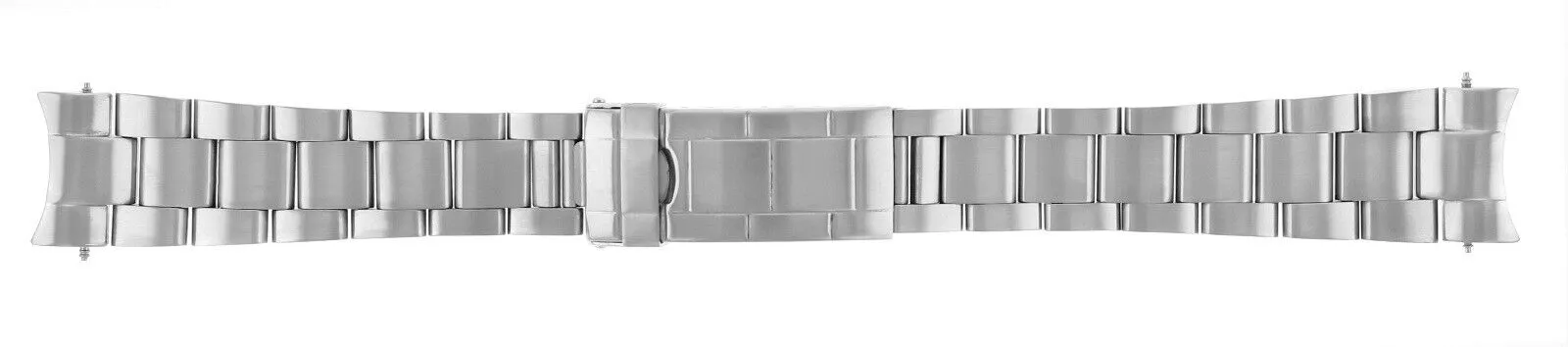 BRUSHED STAINLESS STEEL OYSTER WATCH BAND STRAP FOR ROLEX CURVED END SEL 20MM FL
