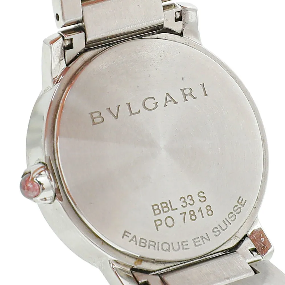 Bvlgari Bvlgari Stainless Steel MOP Diamond Watch