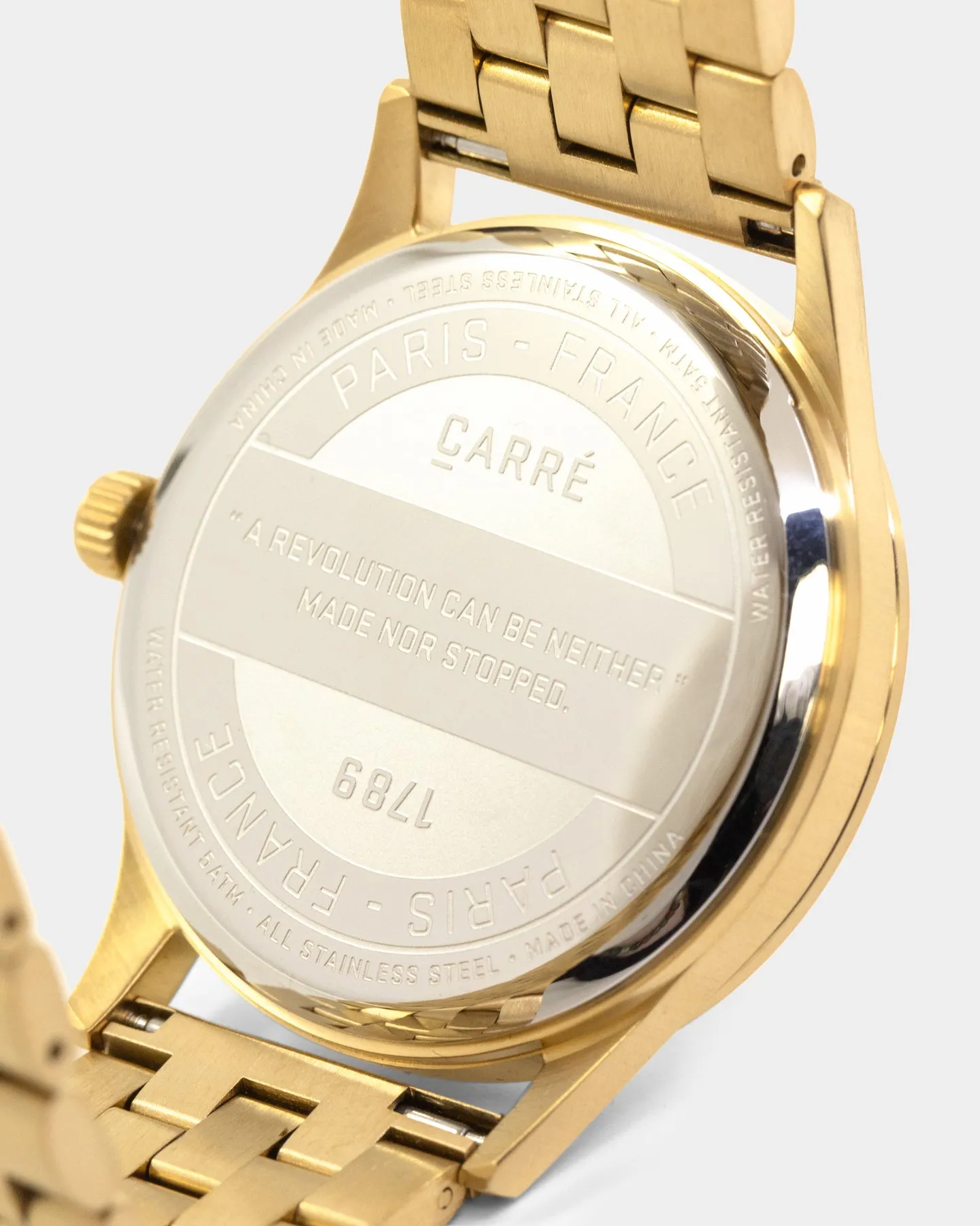 Carre Laurant Watch Gold/Navy