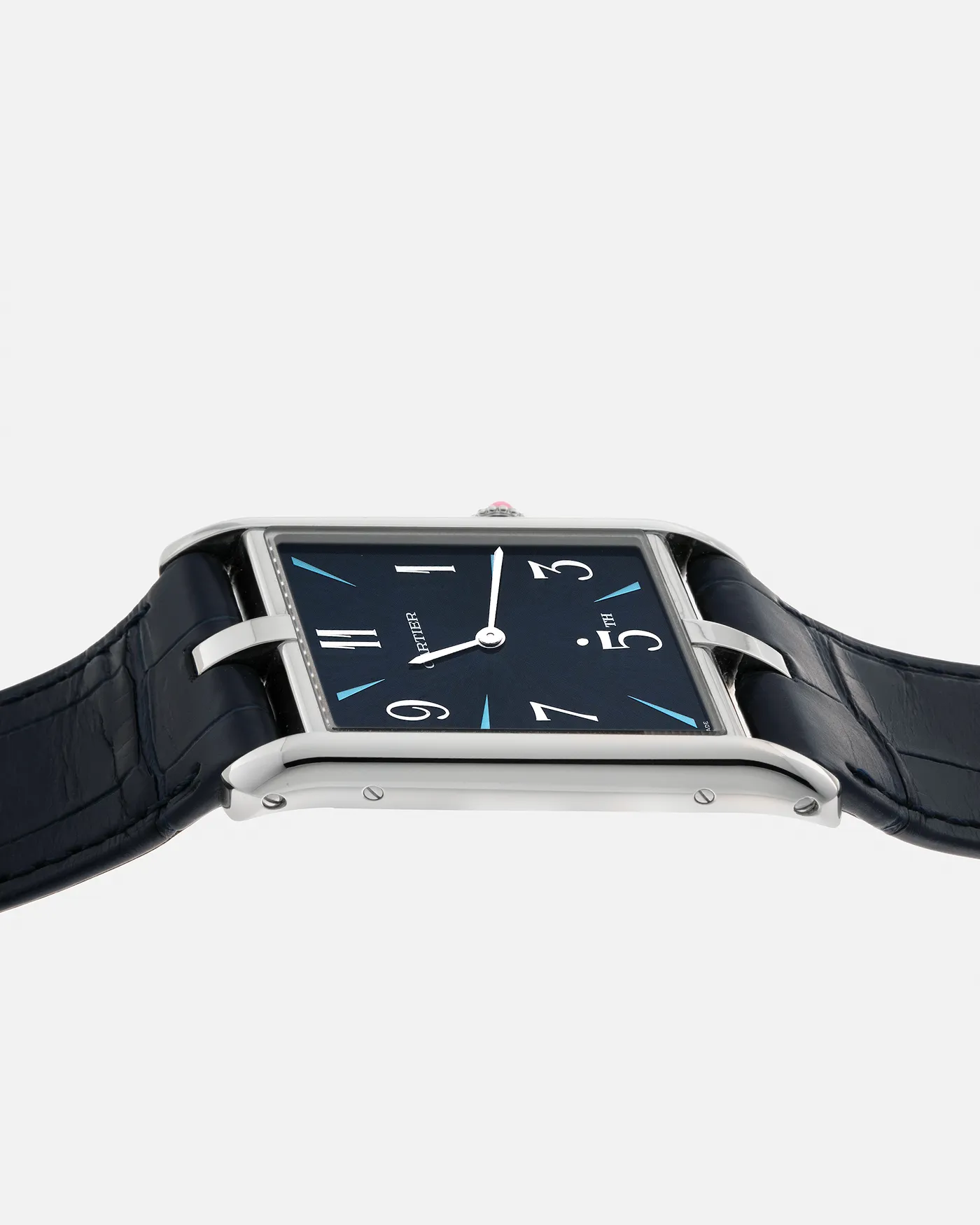 Cartier Tank Asymmetric/Asymetrique 5th Avenue New York Edition Platinum