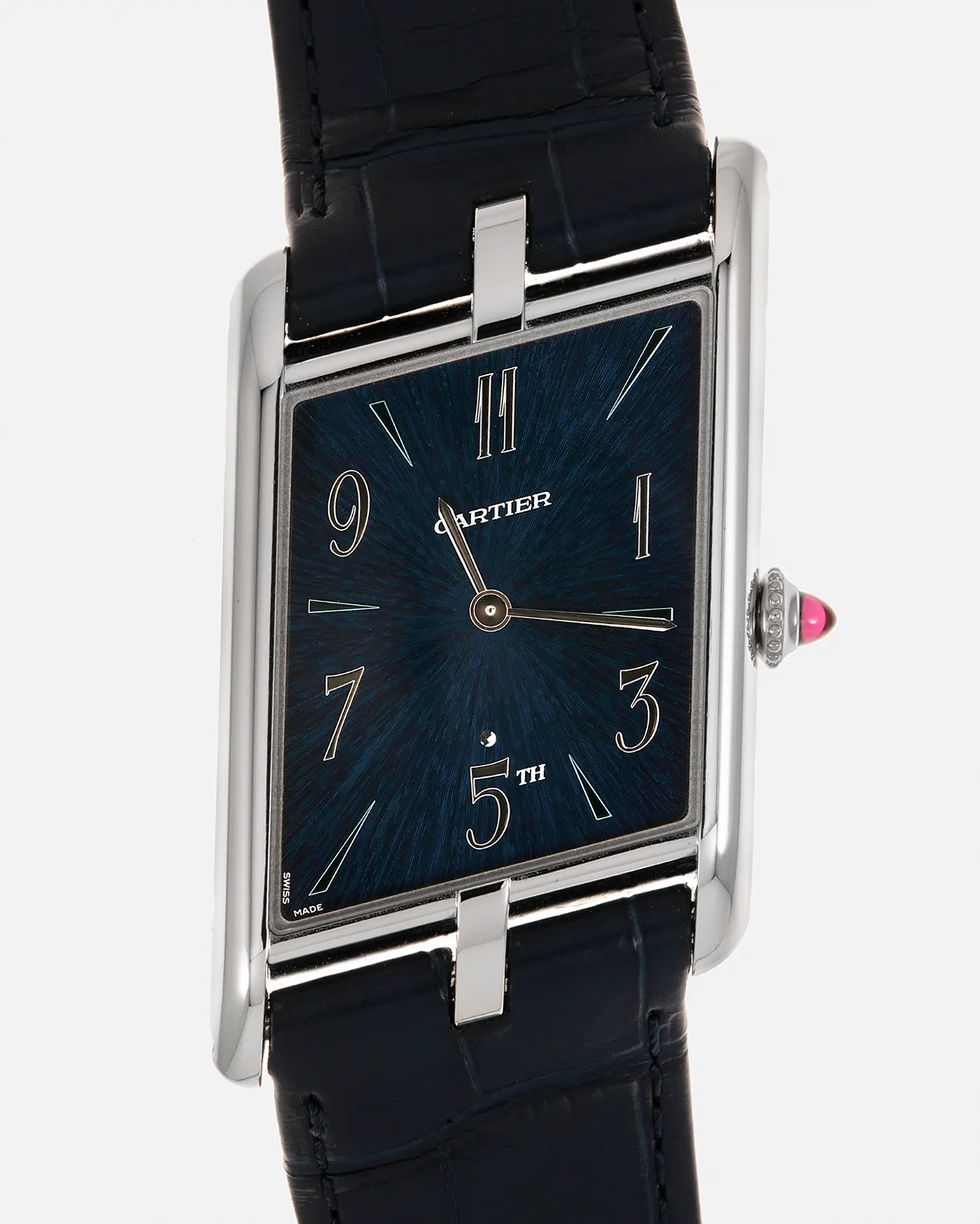 Cartier Tank Asymmetric/Asymetrique 5th Avenue New York Edition Platinum