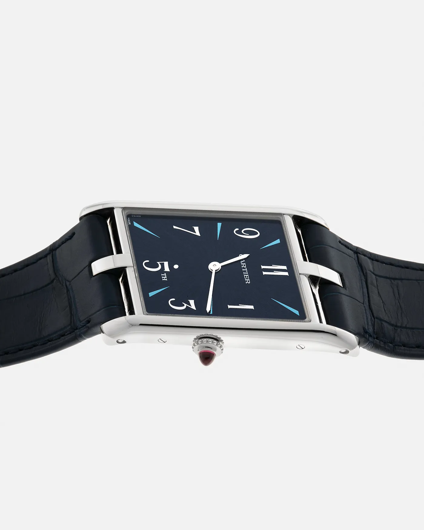 Cartier Tank Asymmetric/Asymetrique 5th Avenue New York Edition Platinum
