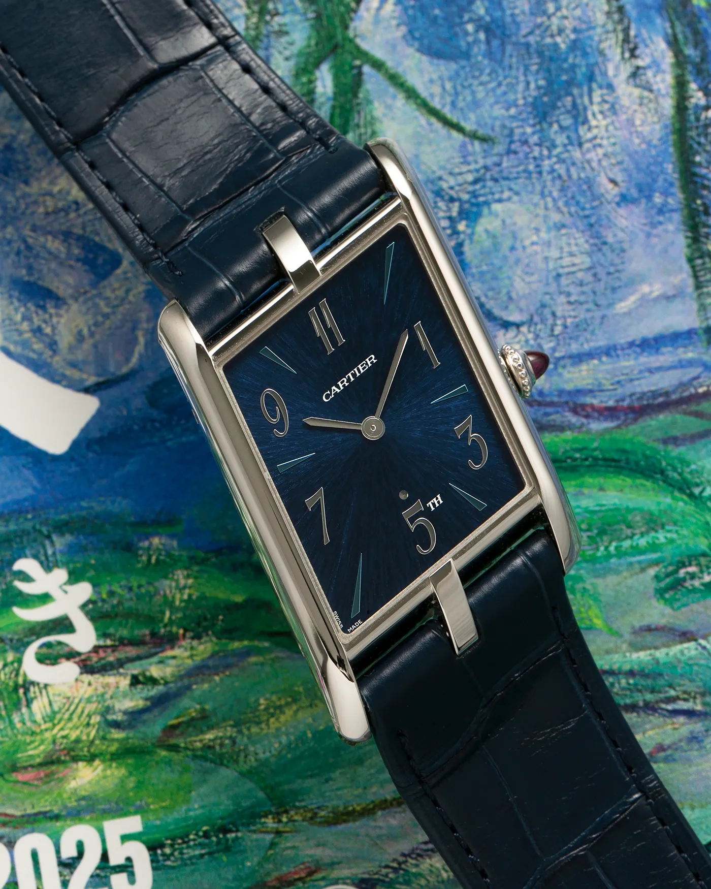 Cartier Tank Asymmetric/Asymetrique 5th Avenue New York Edition Platinum