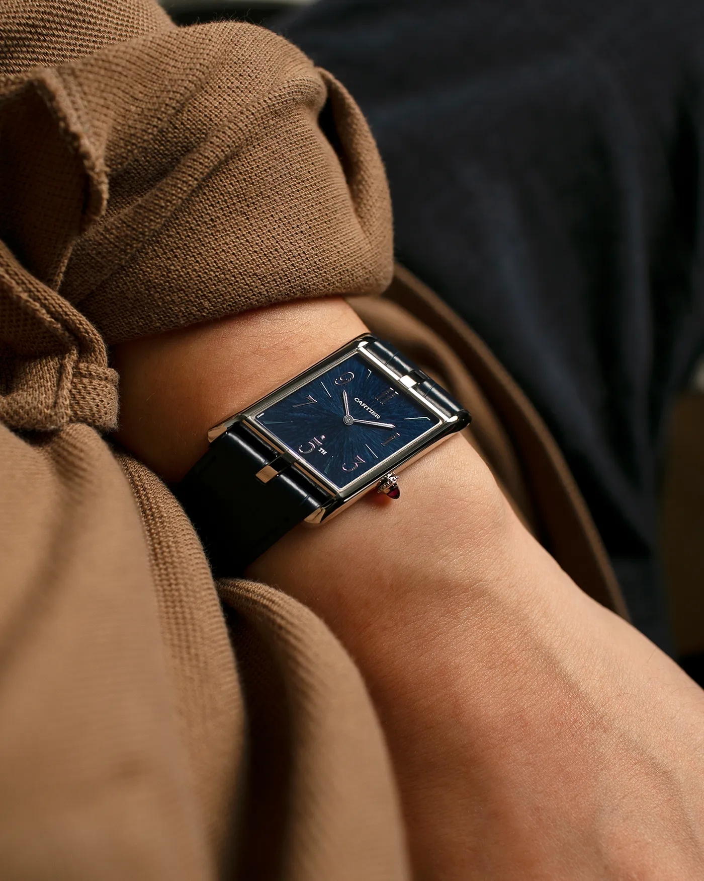 Cartier Tank Asymmetric/Asymetrique 5th Avenue New York Edition Platinum