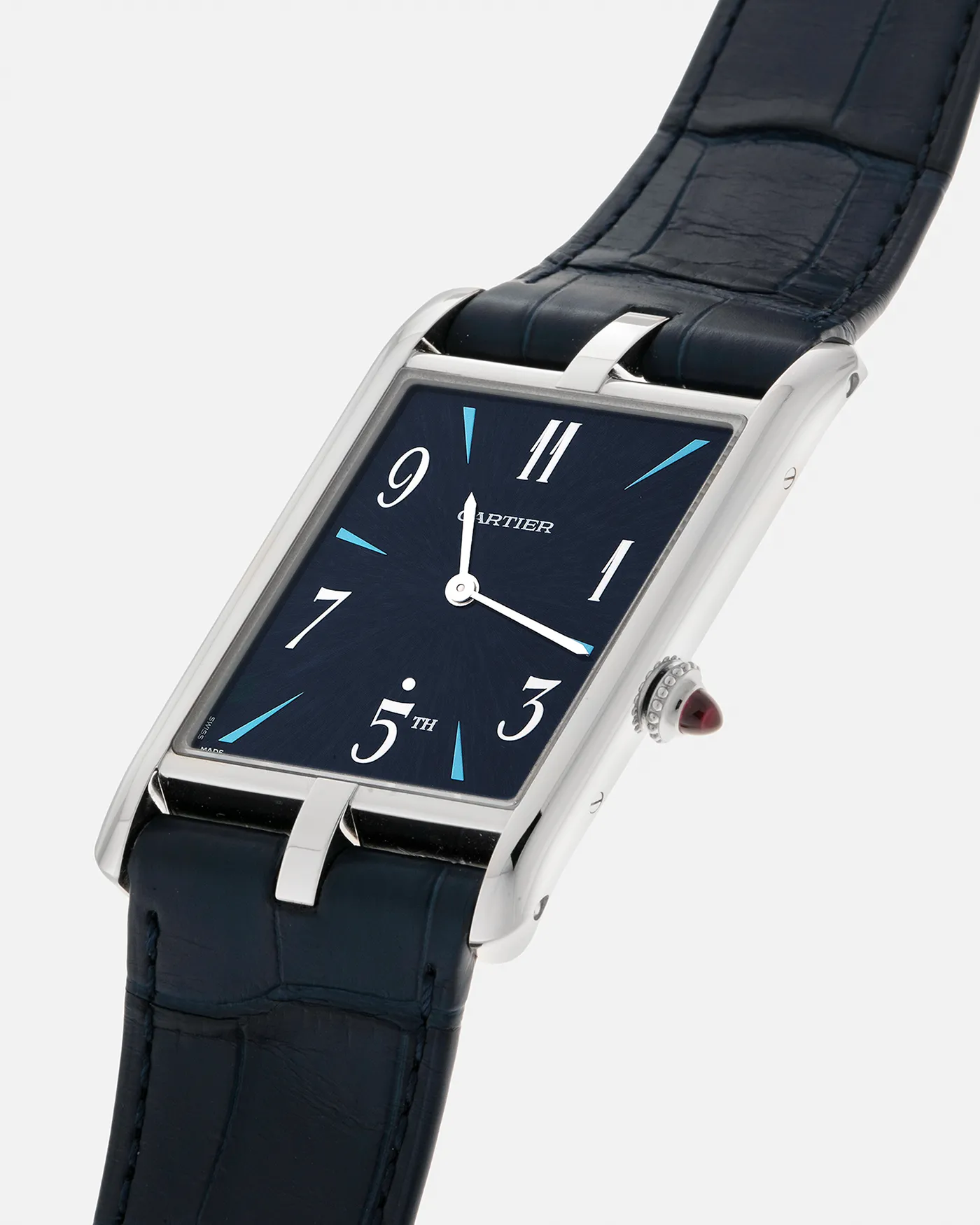 Cartier Tank Asymmetric/Asymetrique 5th Avenue New York Edition Platinum