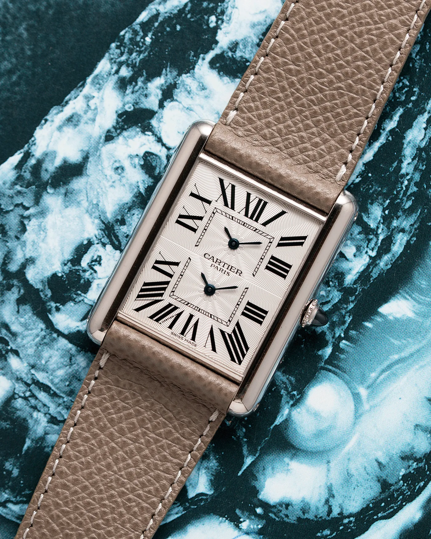 Cartier Tank CPCP Dual Time 2917