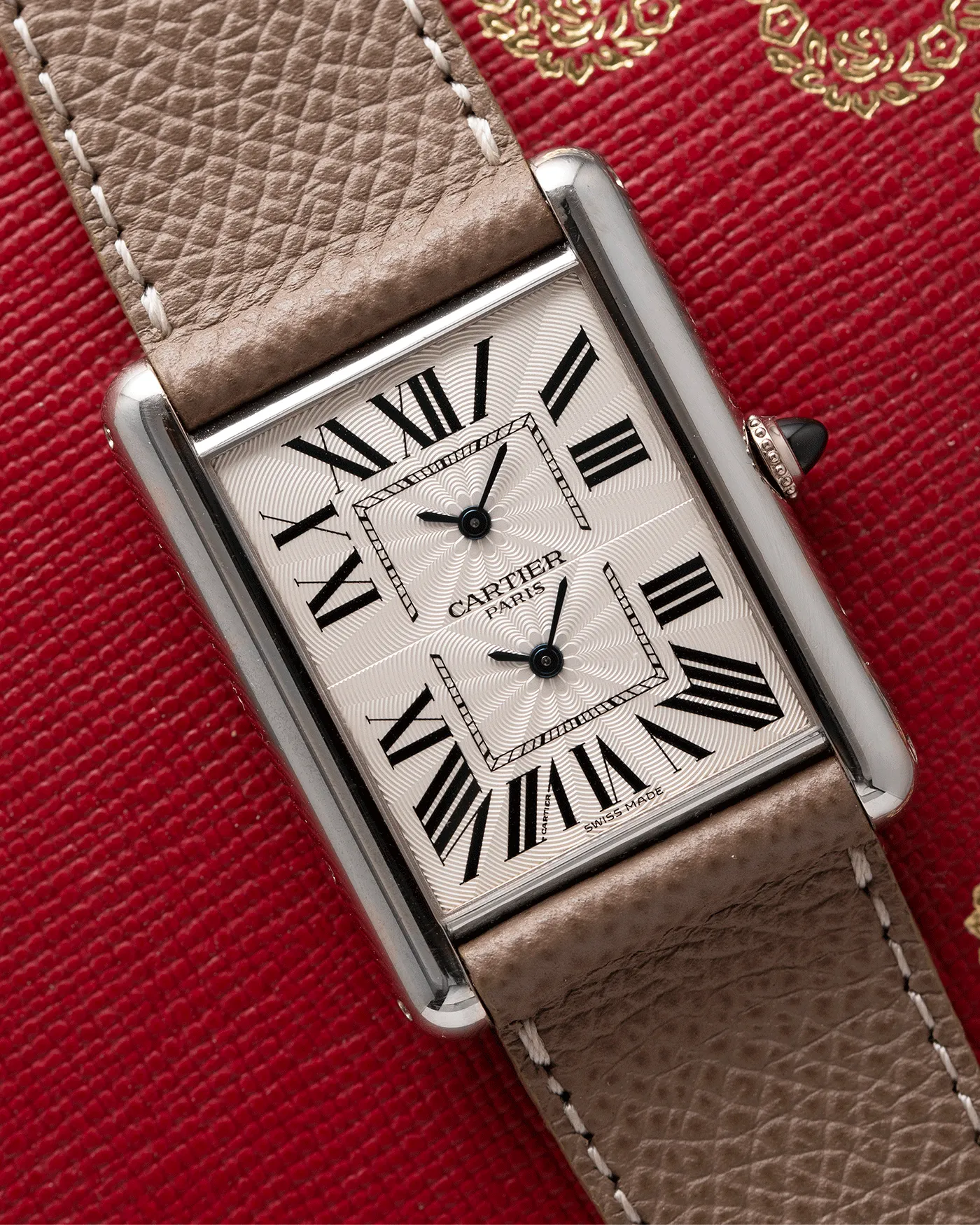 Cartier Tank CPCP Dual Time 2917