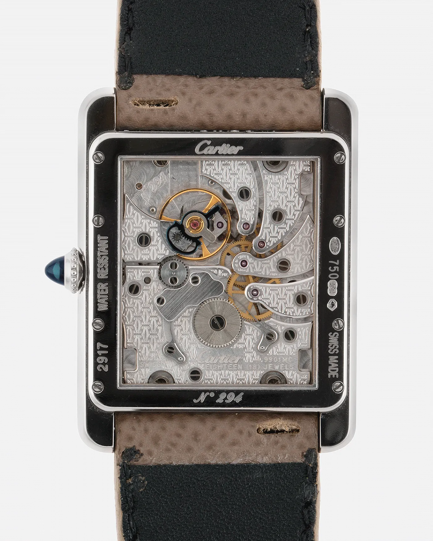 Cartier Tank CPCP Dual Time 2917