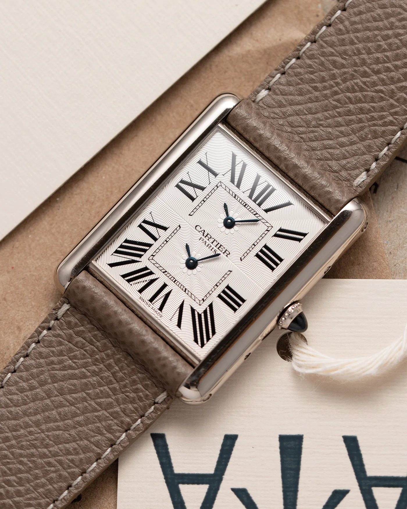 Cartier Tank CPCP Dual Time 2917