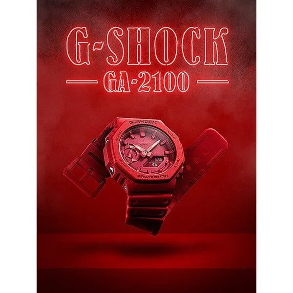Casio G-Shock Analog-Digital Watch GA2100-4A Red