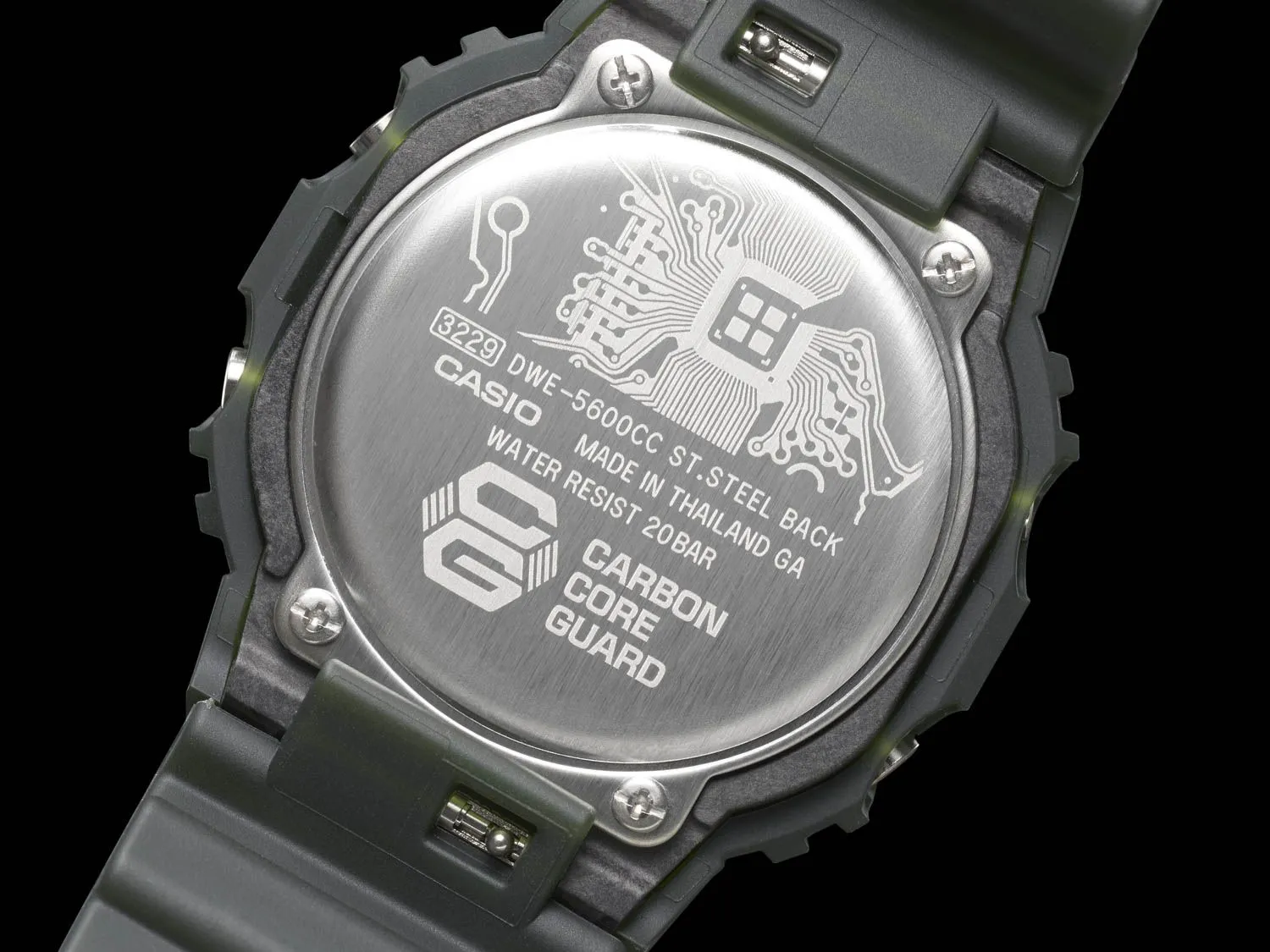 CASIO G-Shock Resin Band 200-meter water resistance #DWE-5600CC-3DR