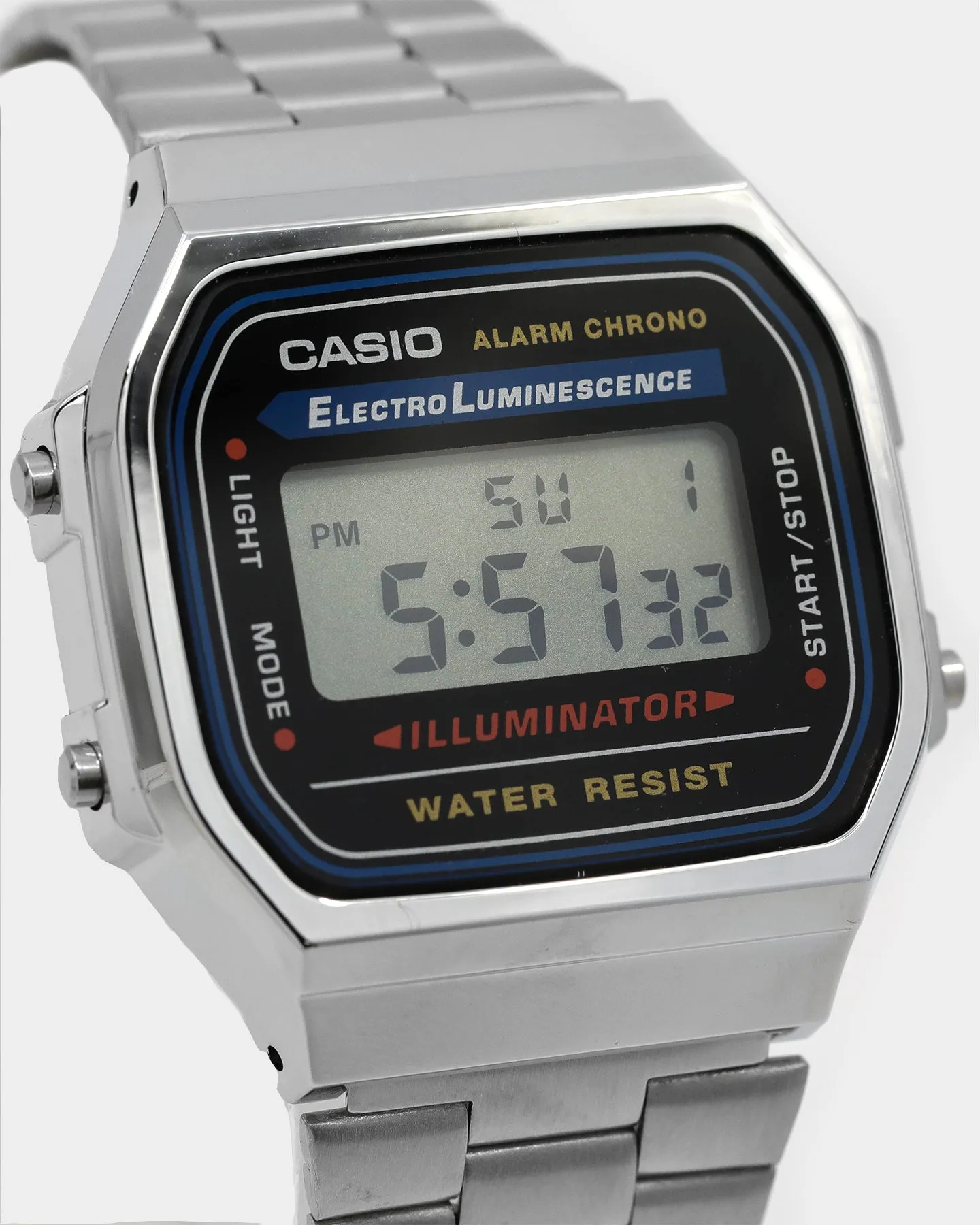 Casio Gents Digital A168WA-1 Silver/Black