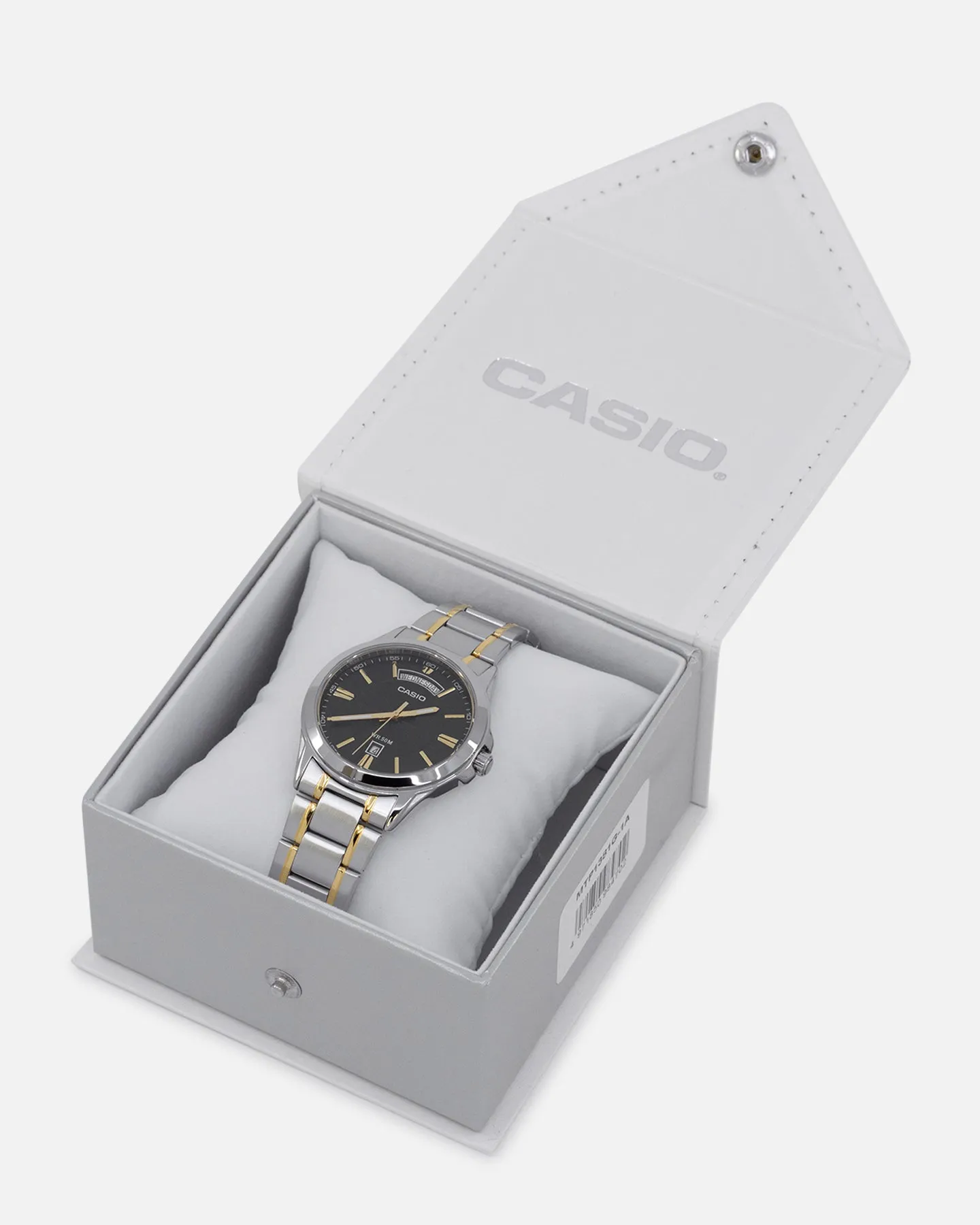 Casio MTP-1381G-1AVDF Watch Silver/Black/Gold