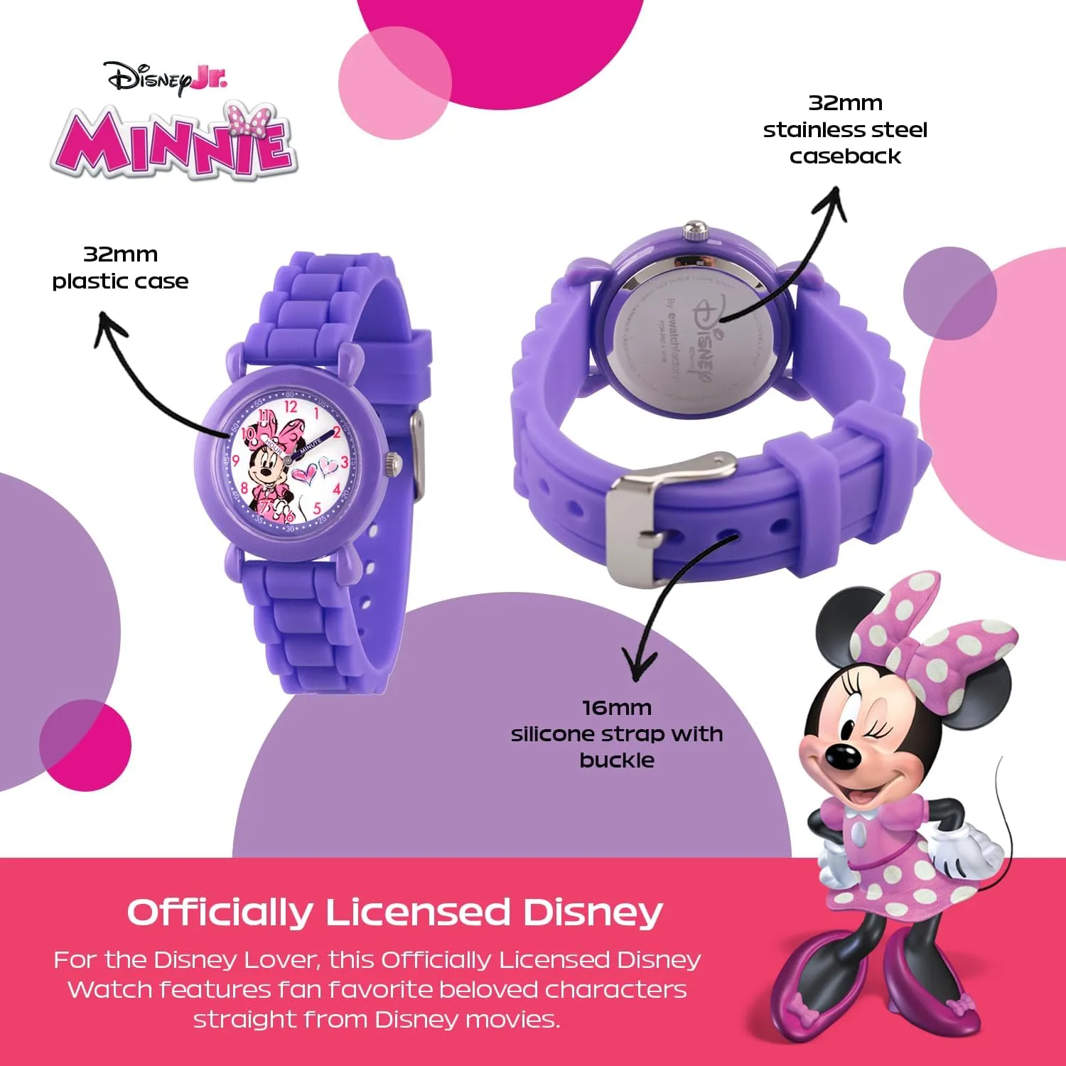 DISNEY Minnie Mouse Watch for Kids