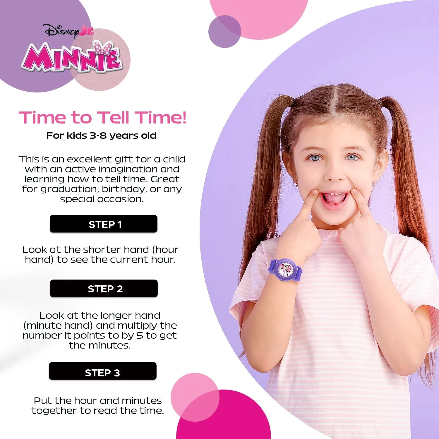 DISNEY Minnie Mouse Watch for Kids