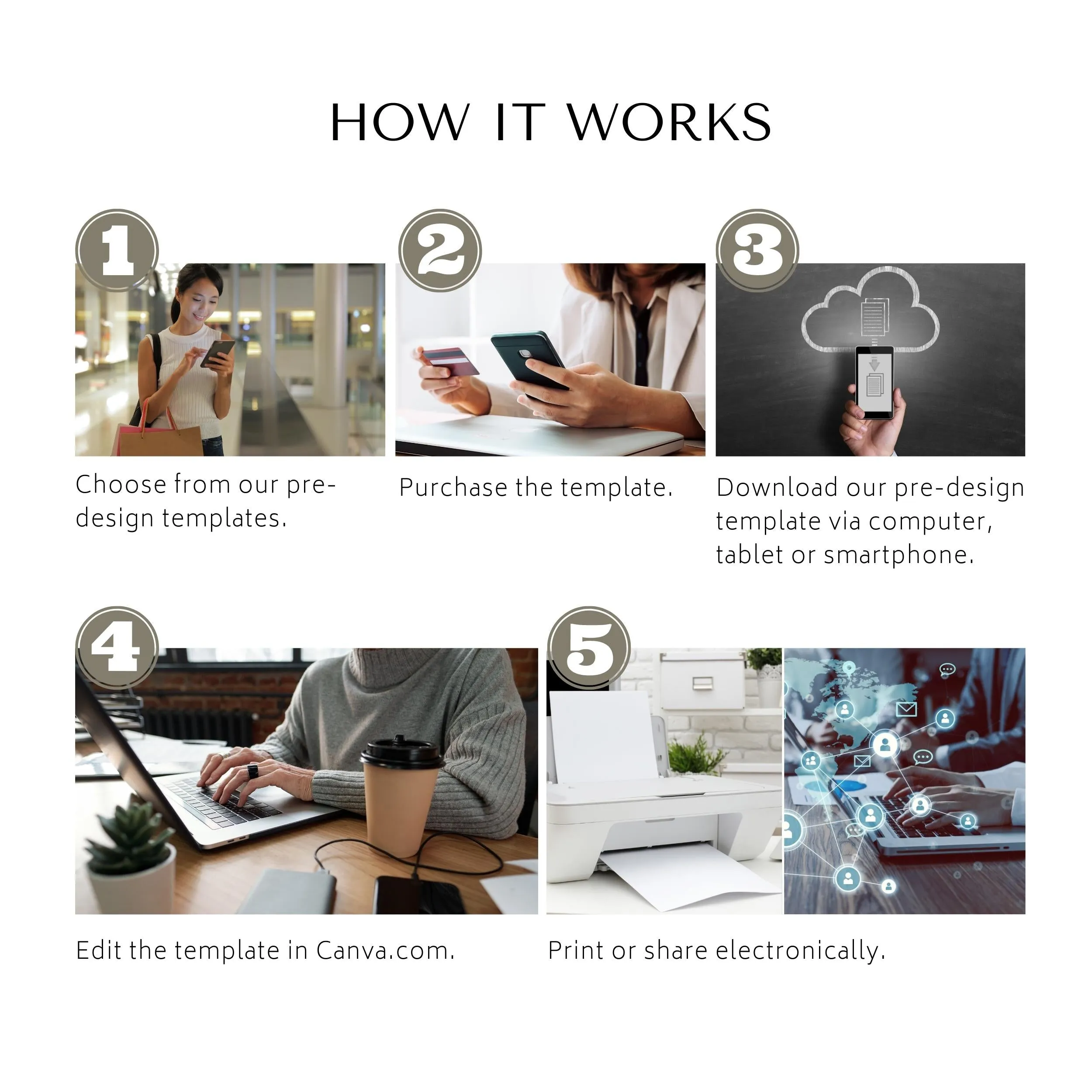 Earring Package Template Card