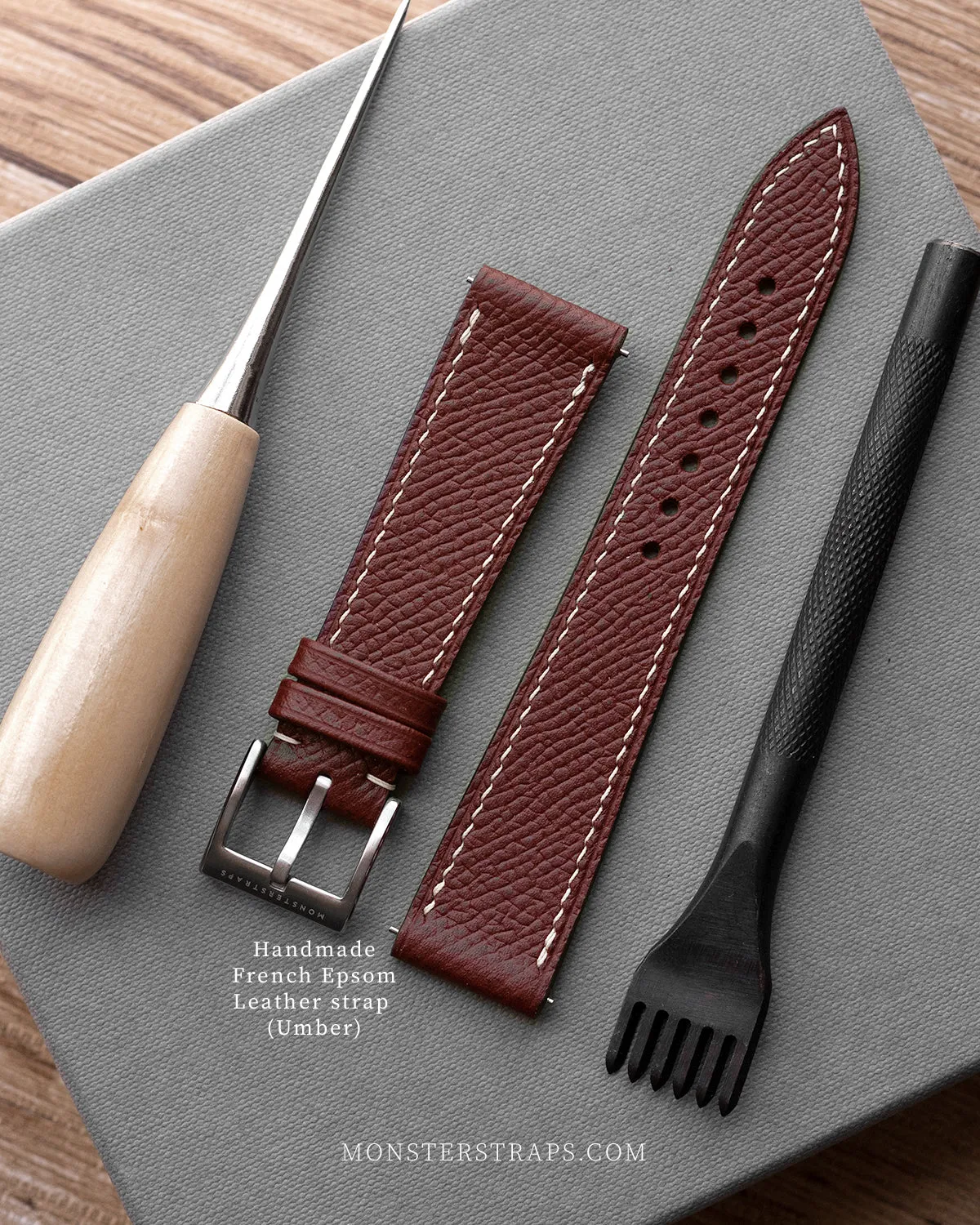 Epsom Leather Strap (Umber)