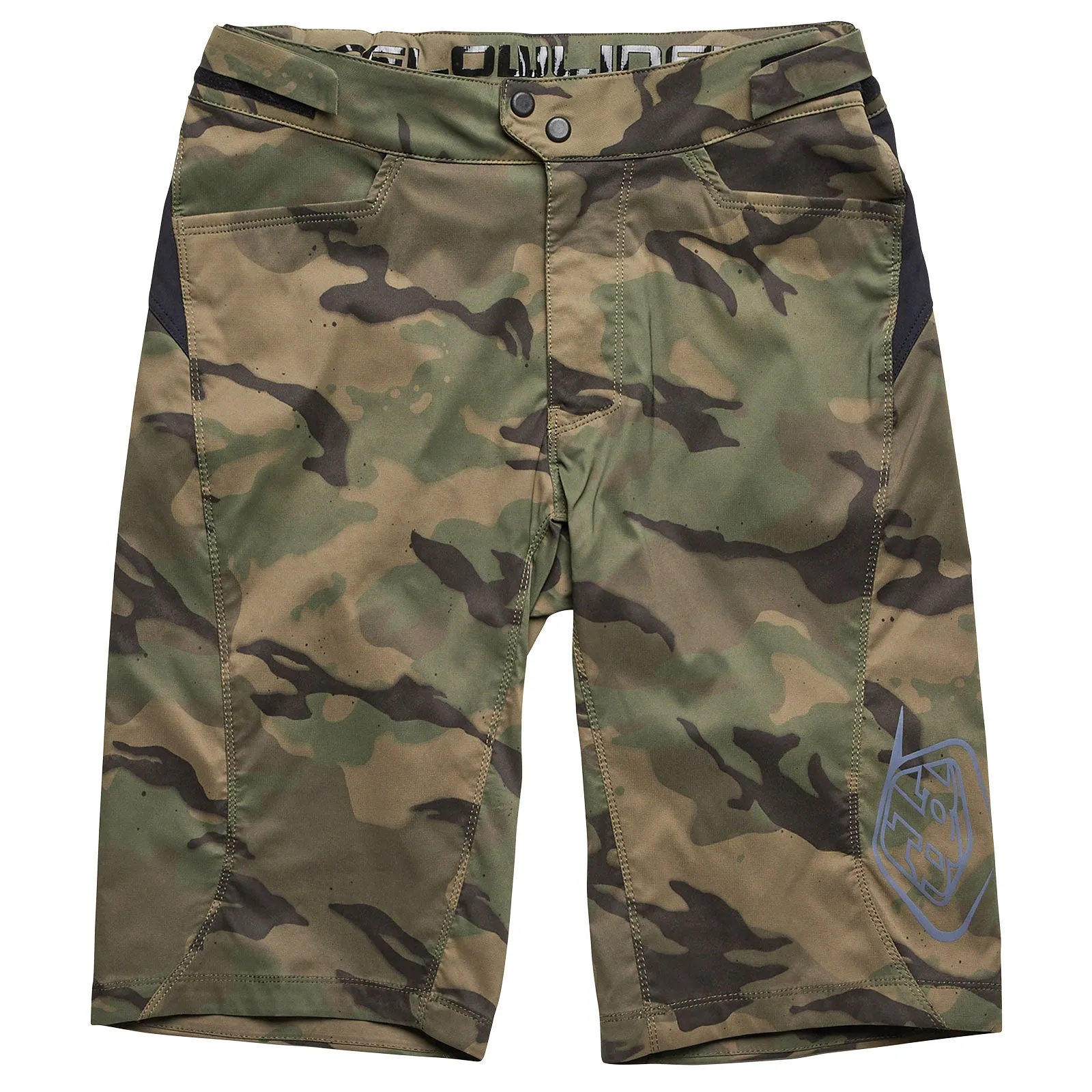 Flowline Short No Liner Spray Camo Army