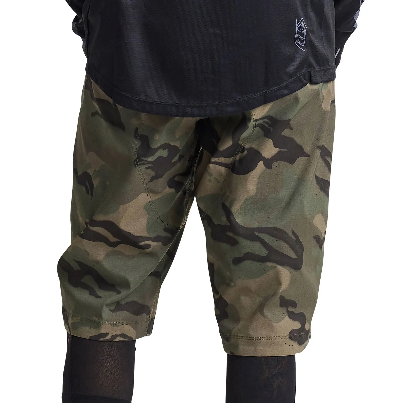 Flowline Short No Liner Spray Camo Army