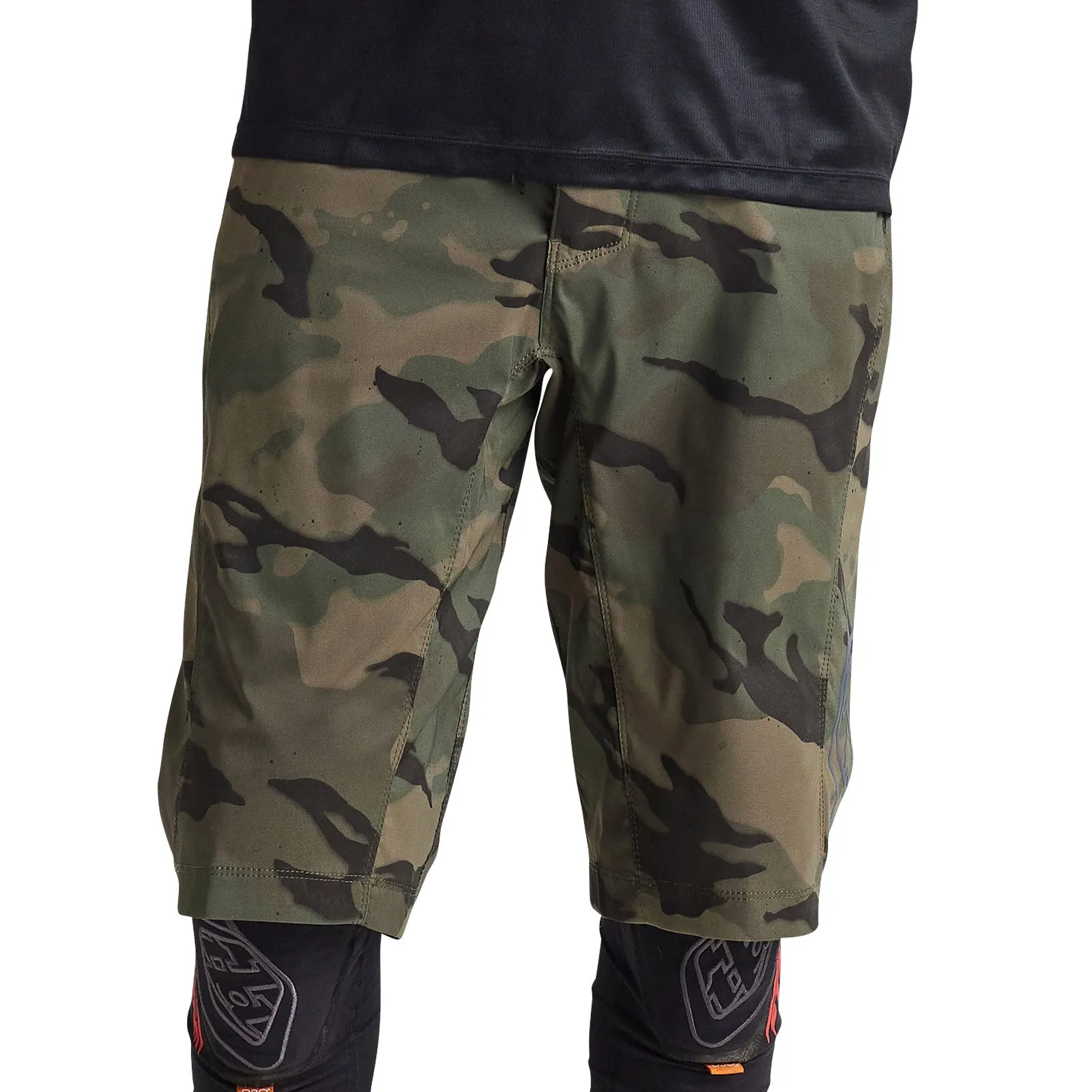 Flowline Short No Liner Spray Camo Army