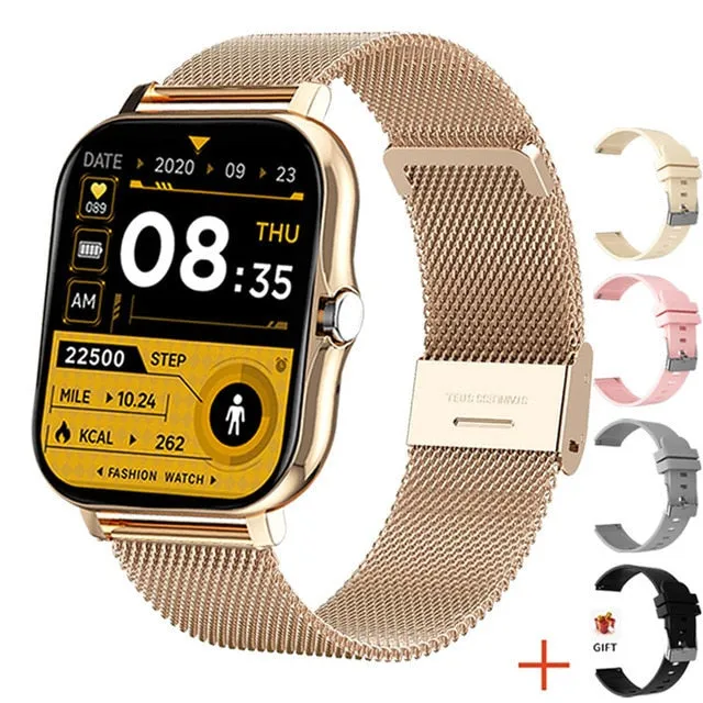 For Xiaomi Samsung Android Phone 1.69&quot; Color Screen Full Touch Custom Dial Smart watch Women Bluetooth Call 2022 Smart Watch Men