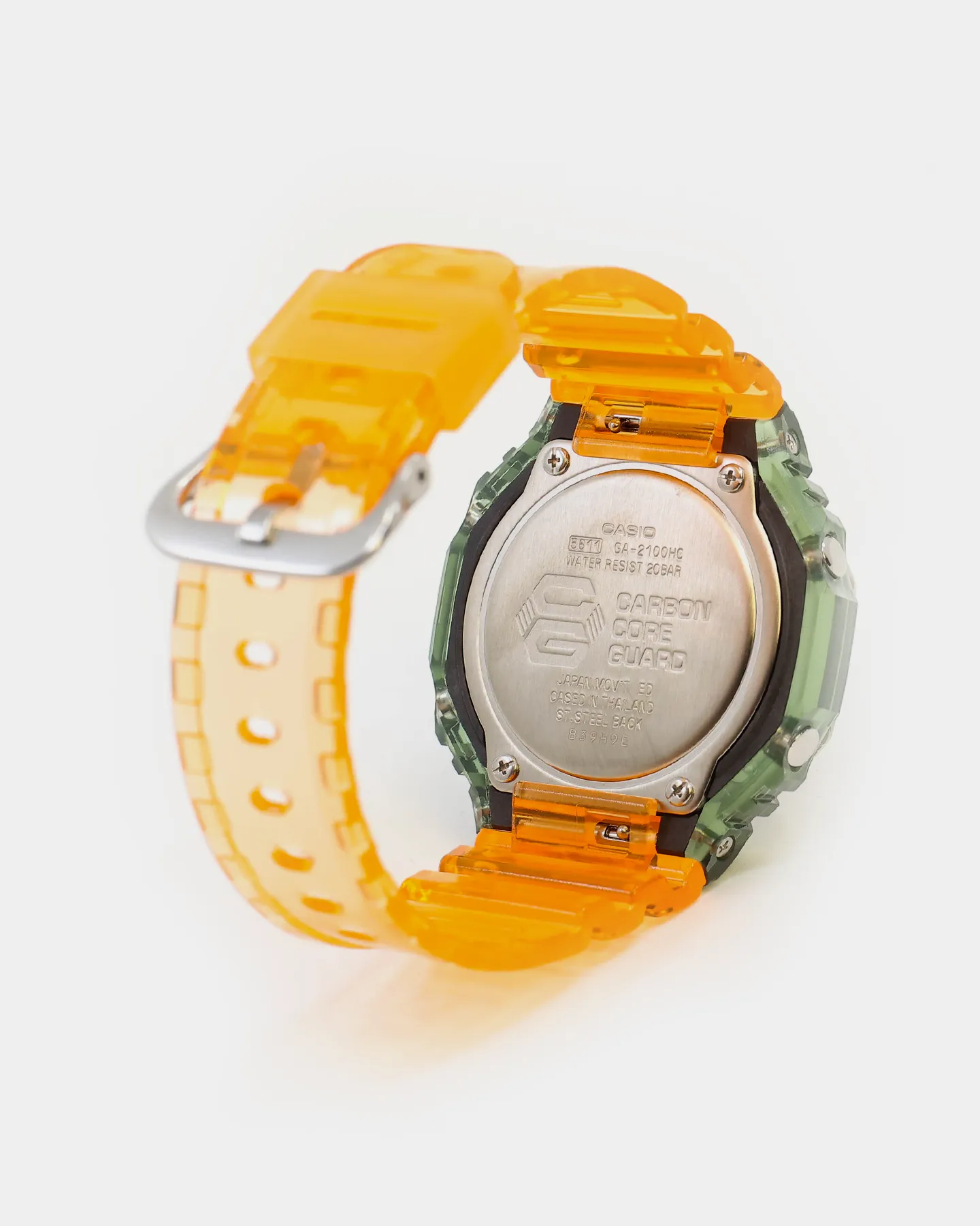 G SHOCK Men's Hidden Coast GA2100HC-4A Orange/Green
