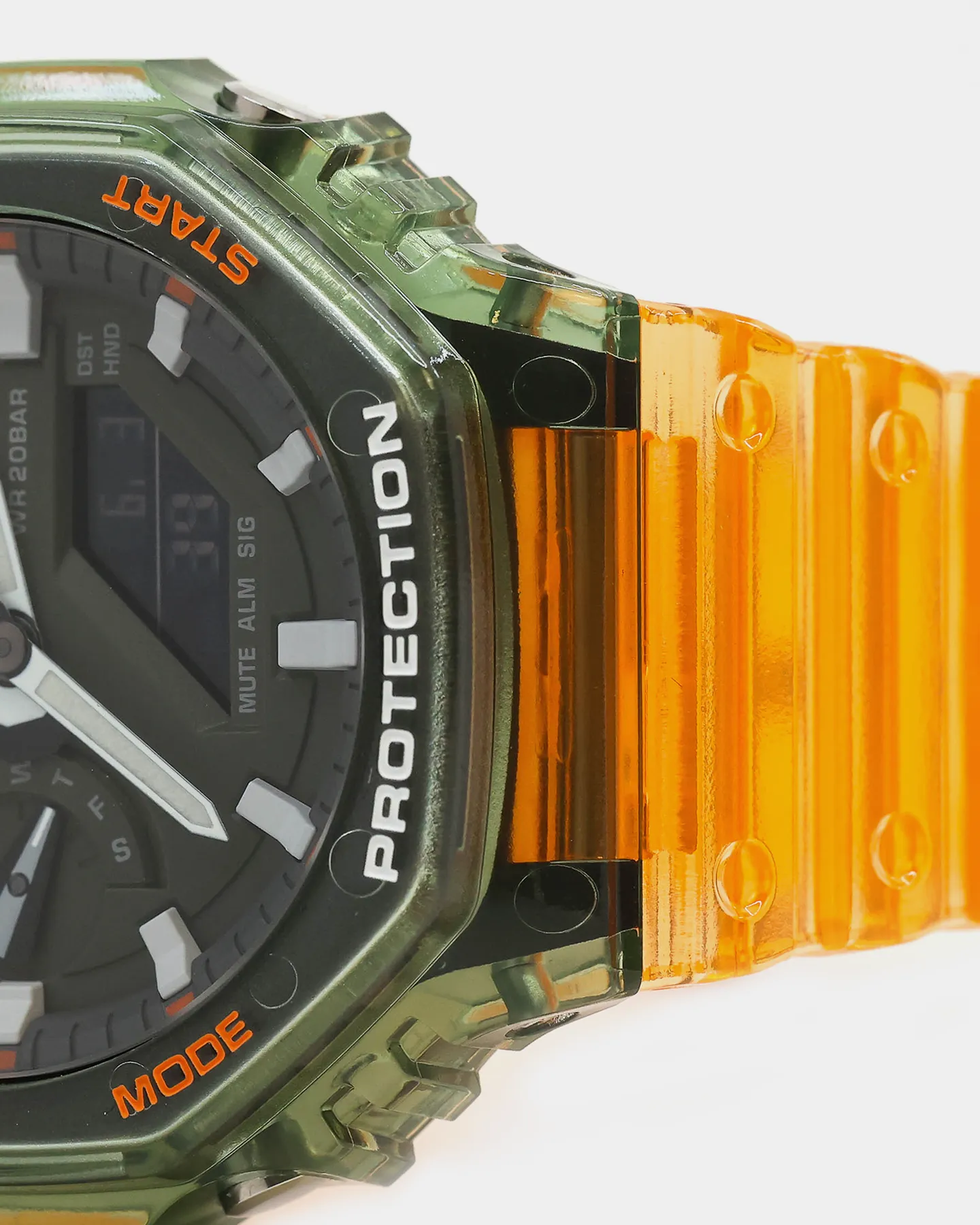 G SHOCK Men's Hidden Coast GA2100HC-4A Orange/Green